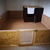 Welpen-Indoor-Kennel mit Wurfbox
